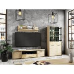 Έπιπλο τηλεόρασης Mediolan-Fusiko Special-Μήκος: 181 εκ.-Χωρίς ποδαρικό