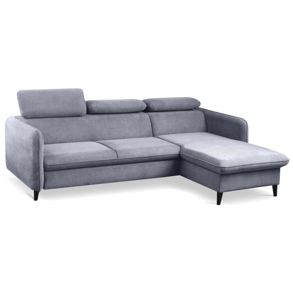 Γωνιακός καναπές Diplo-Δεξιά-Γκρι