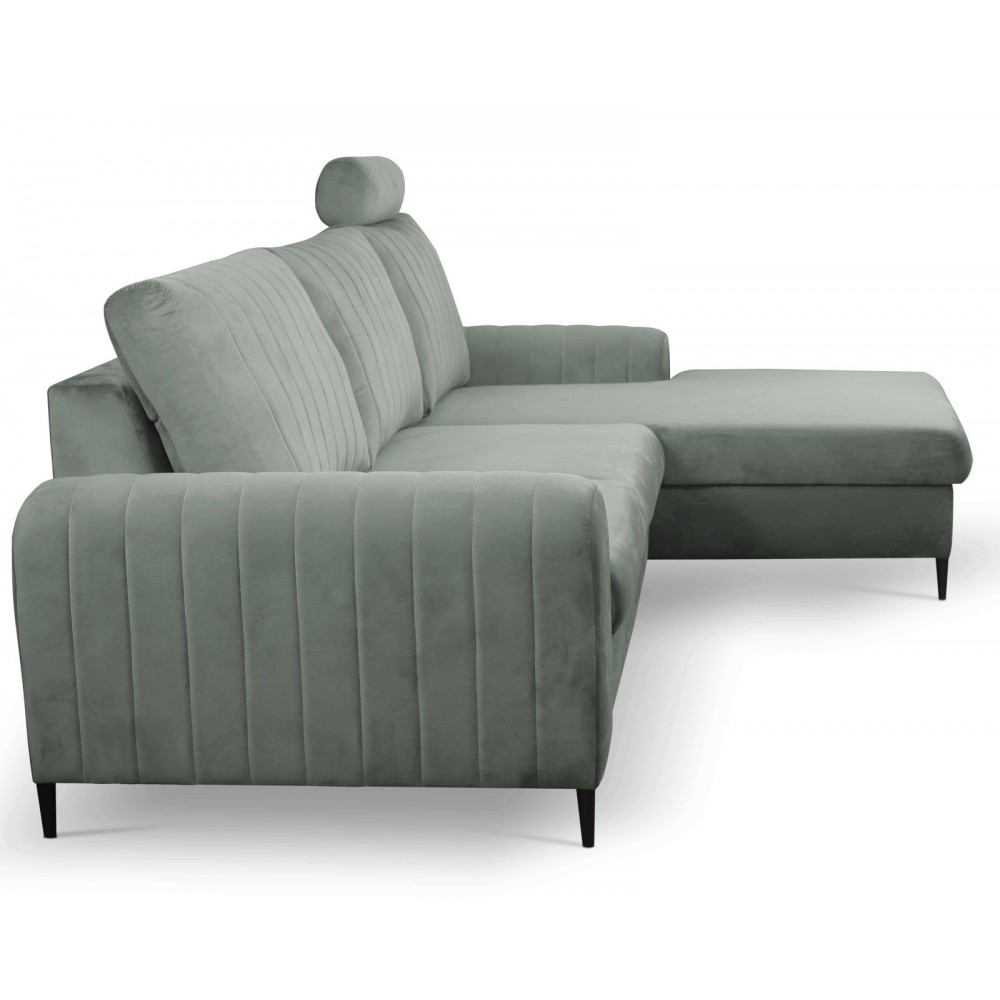 Γωνιακός καναπές Monte-Gkri-Deksia