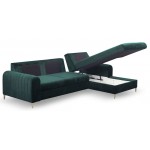 Γωνιακός καναπές Monte-Prasino-Deksia