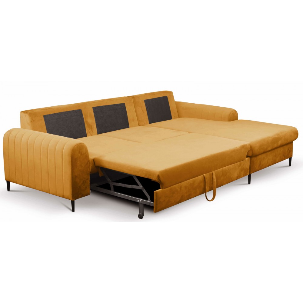 Γωνιακός καναπές Monte-Moustardi-Deksia