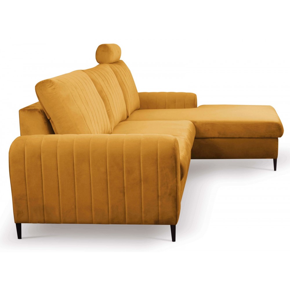 Γωνιακός καναπές Monte-Moustardi-Deksia