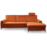 Γωνιακός καναπές Monte-Portokali-Deksia