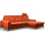 Γωνιακός καναπές Monte-Portokali-Deksia