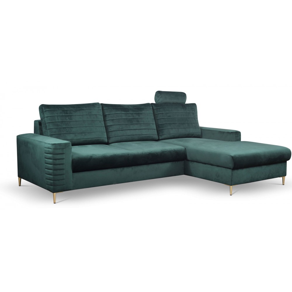 Γωνιακός καναπές Consuegra-Prasino