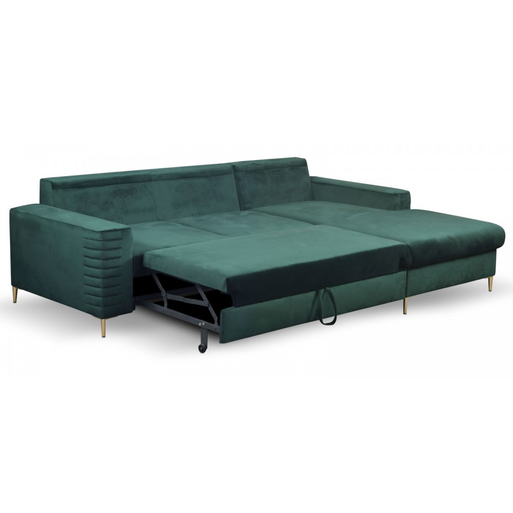 Γωνιακός καναπές Consuegra-Prasino