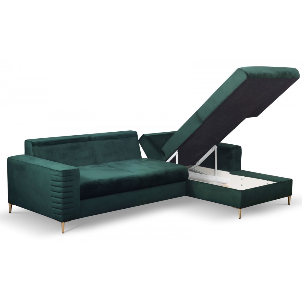 Γωνιακός καναπές Consuegra-Prasino