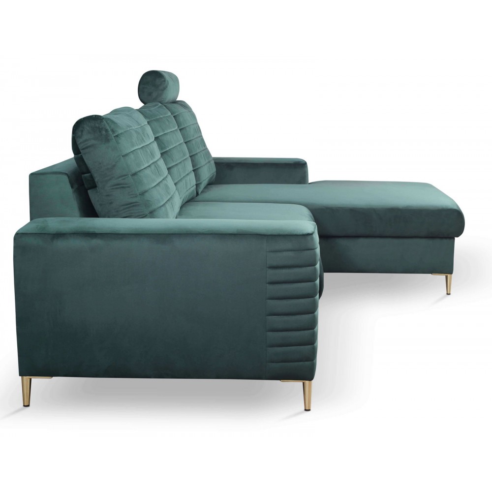 Γωνιακός καναπές Consuegra-Prasino