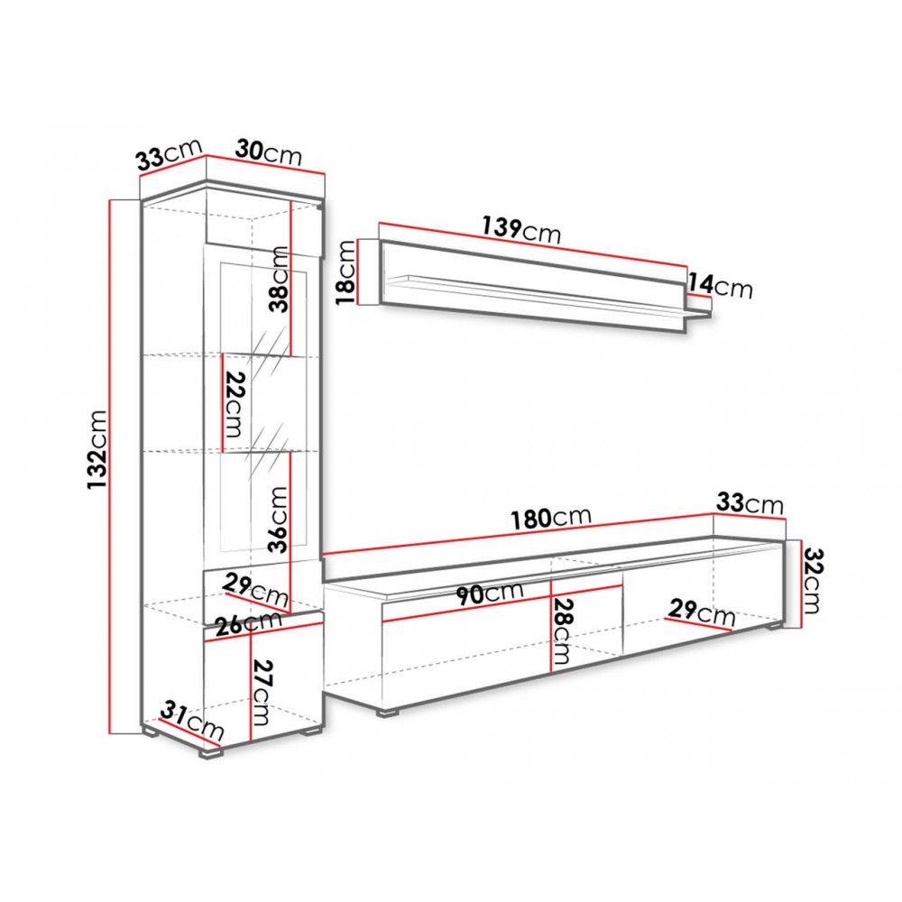 Σύνθετο σαλονιού Vera I-Fusiko