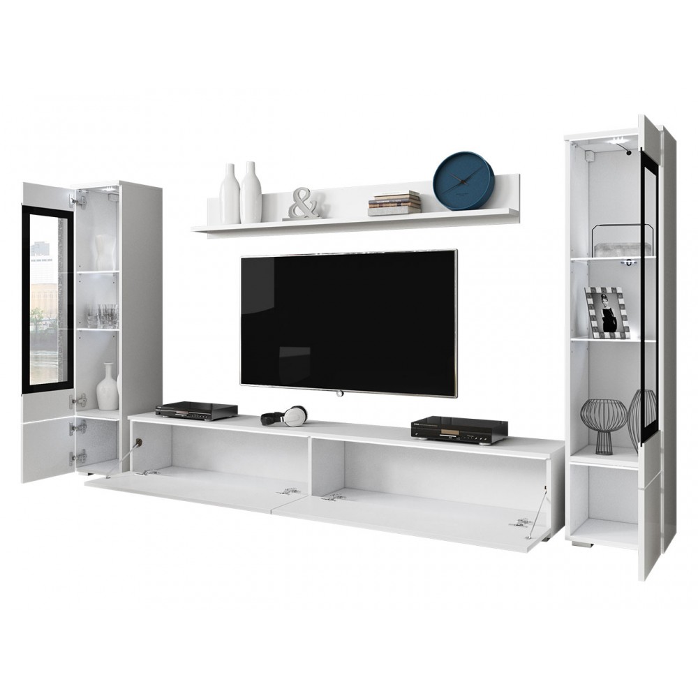 Σύνθετο σαλονιού Vera II-Leuko Fusiko