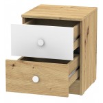 Κομοδίνο Nero 09-Fusiko-Leuko