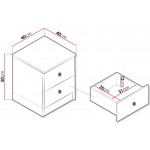 Κομοδίνο Nero 09-Fusiko-Leuko