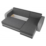 Γωνιακός καναπές Hewlet Bis-Gkri Skouro - Gkri