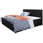 Επενδυμένο κρεβάτι Fado III με στρώμα και ανώστρωμα-160 x 200-Mauro