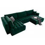 Γωνιακός καναπές Bonita-Prasino-Δεξιά