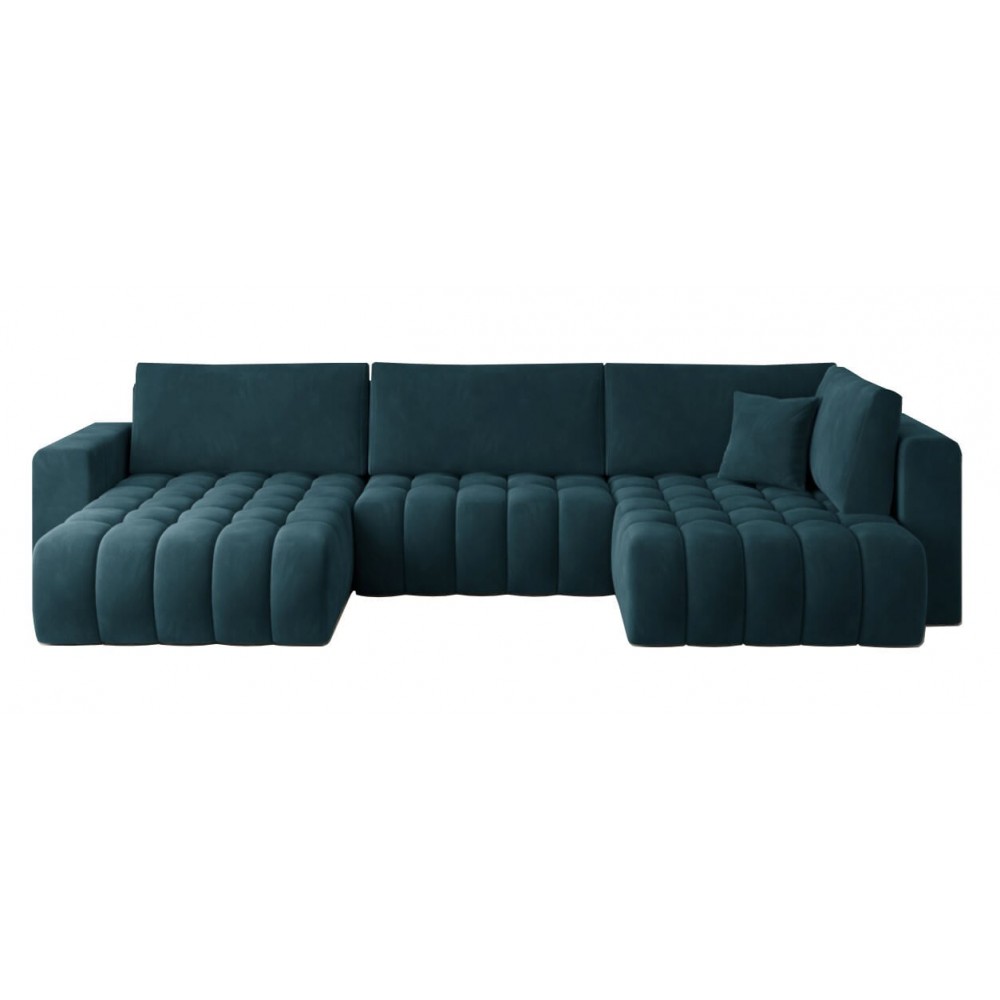 Γωνιακός καναπές Bonita-Petrol-Αριστερή