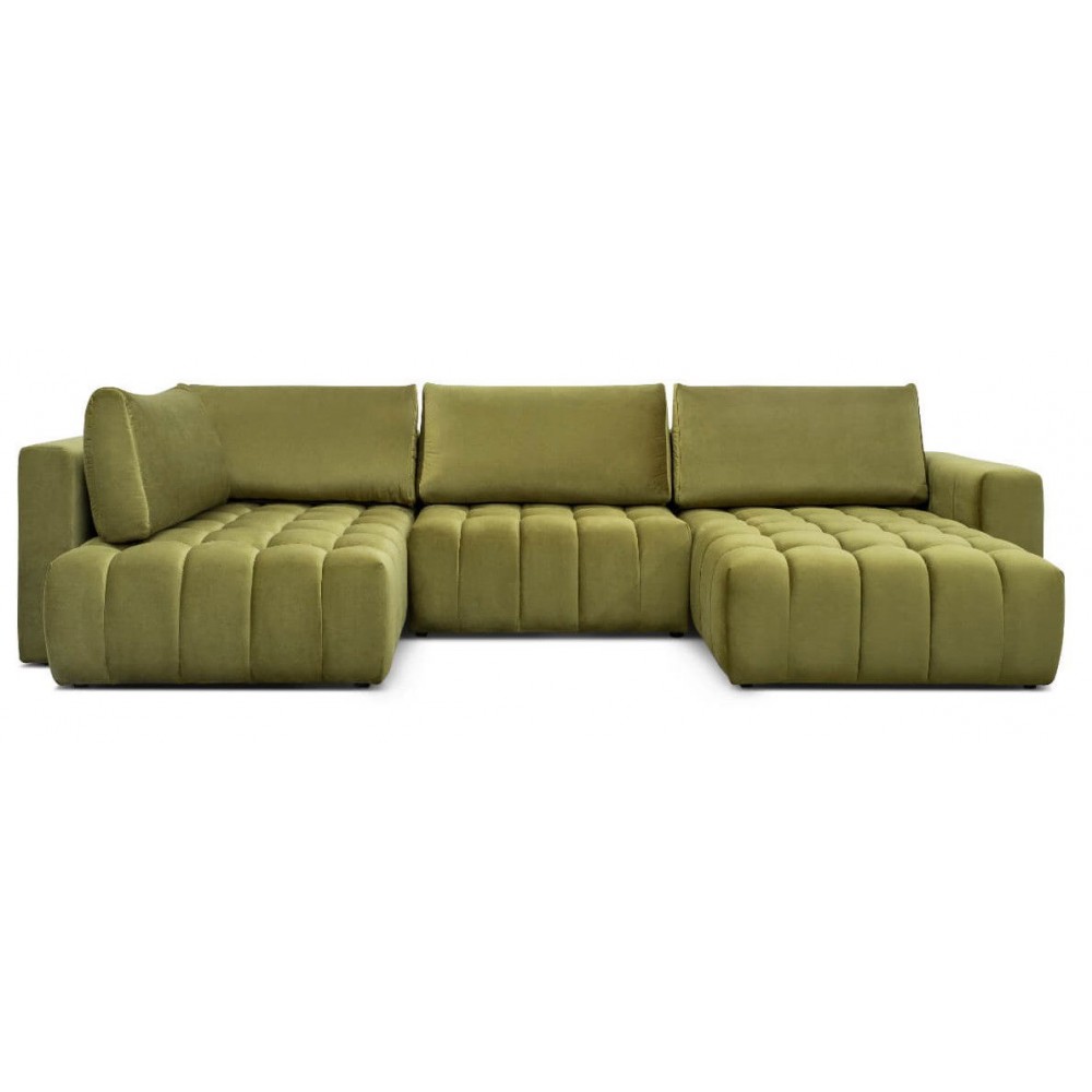 Γωνιακός καναπές Bonita-Lime-Δεξιά