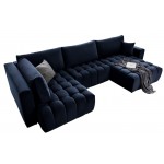 Γωνιακός καναπές Bonita-Mple Skouro-Δεξιά