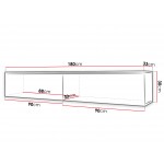 Έπιπλο τηλεόρασης Dalia plus-Cement