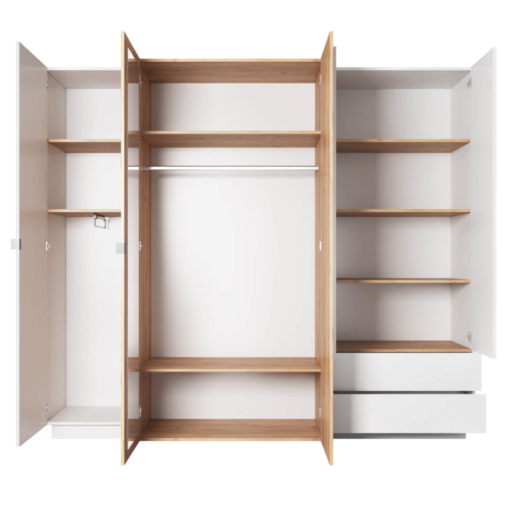 Ντουλάπα Edmond πεντάφυλλη