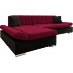 Γωνιακός καναπές Malwi-Αριστερή-Kokkino-Mauro