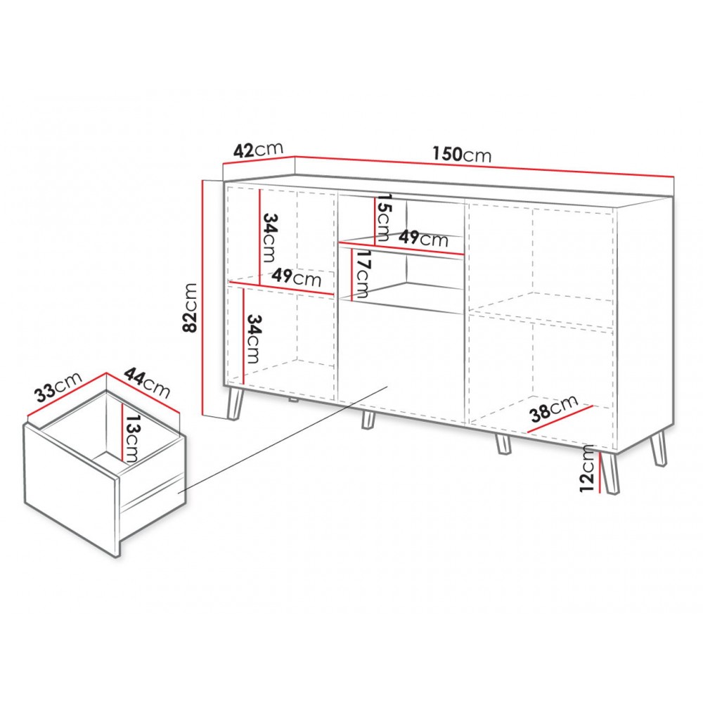 Μπουφές Abeto-Mauro