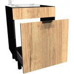 Επιδαπέδιο ντουλάπι νεροχύτη Italia DSZ6-Φυσικό