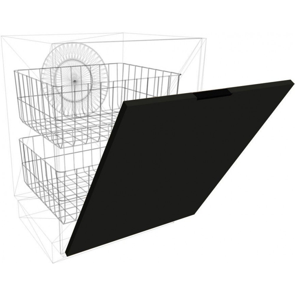 Πρόσοψη πλυντηρίου πιάτων Italia FZ45B-Μαύρο