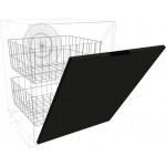 Πρόσοψη πλυντηρίου πιάτων Italia FZ45B-Μαύρο