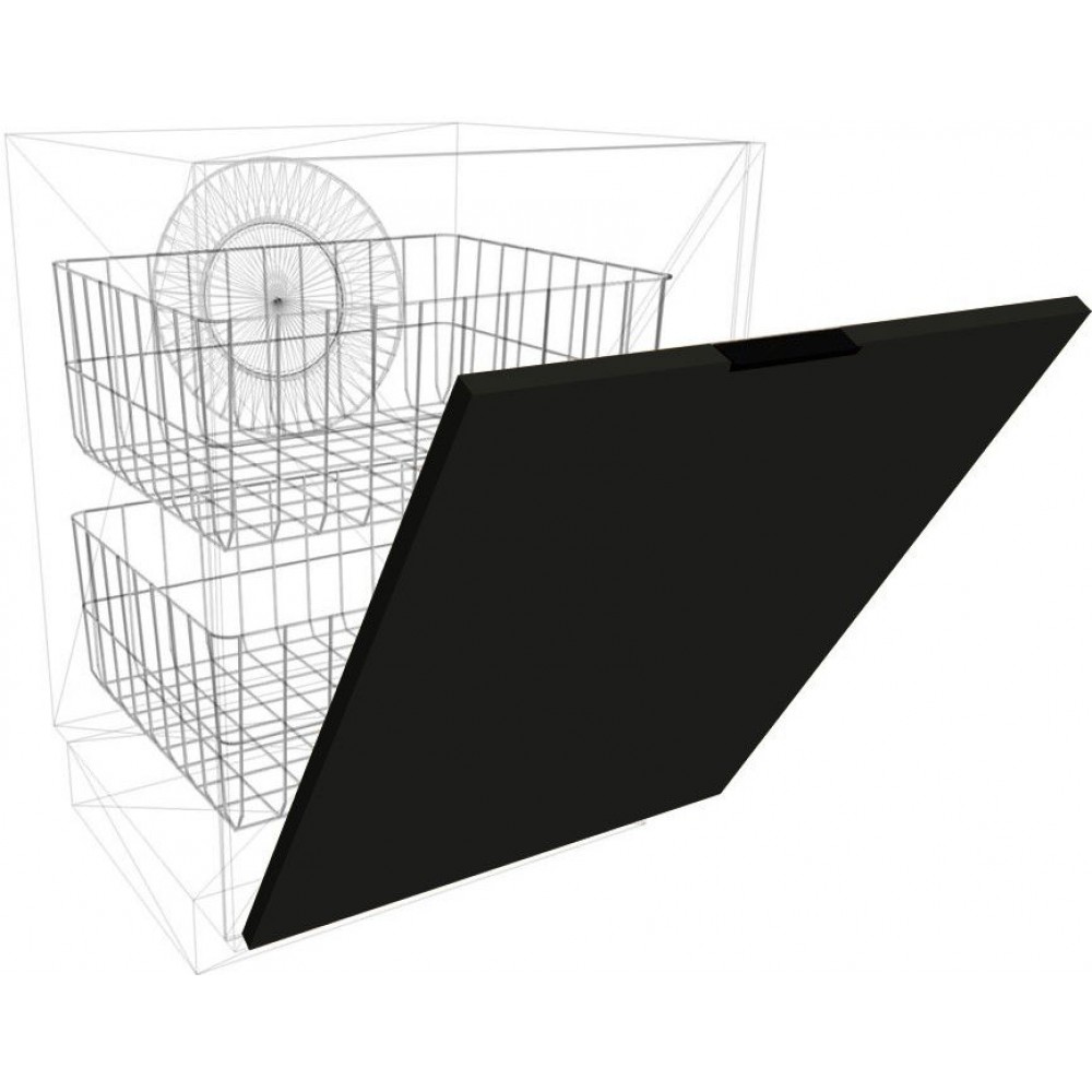 Πρόσοψη πλυντηρίου πιάτων Italia FZ6B-Μαύρο