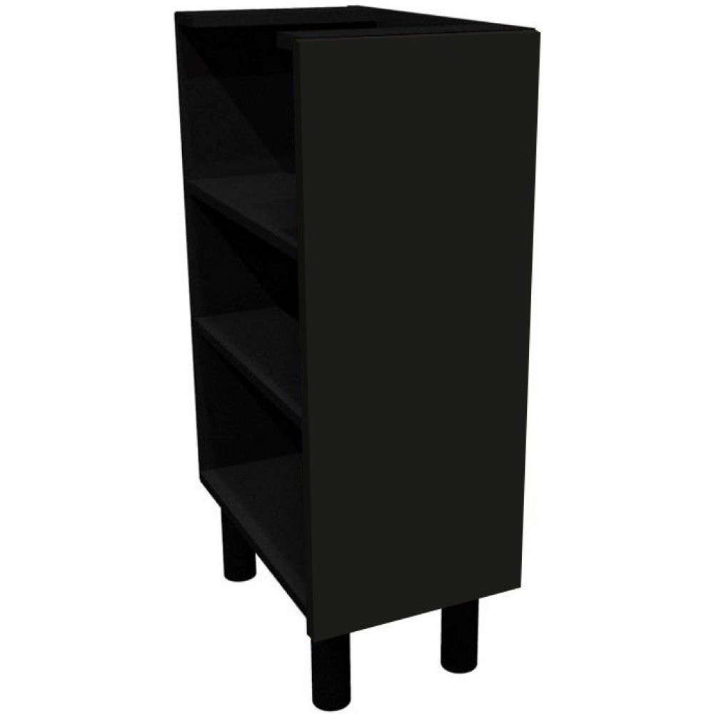 Επιδαπέδιο ντουλάπι ανοιχτό Italia DBO30/58-Μαύρο