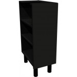 Επιδαπέδιο ντουλάπι νησίδας ανοιχτό Italia DBOW30/56-Μαύρο