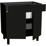 Επιδαπέδιο ντουλάπι Italia DS8/1-Μαύρο
