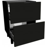 Επιδαπέδιο ντουλάπι Italia DS4/2-Μαύρο