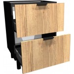 Επιδαπέδιο ντουλάπι Italia DS6/2-Φυσικό