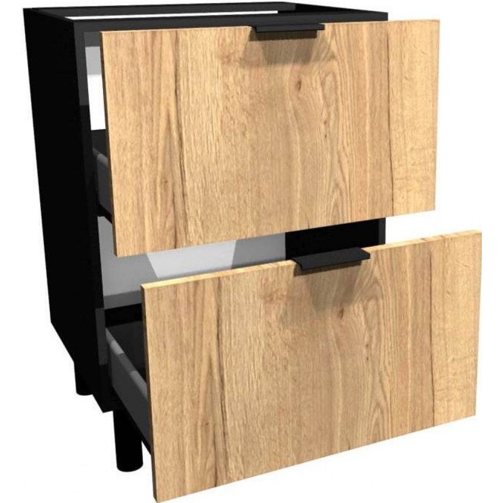 Επιδαπέδιο ντουλάπι Italia DS9/2-Φυσικό