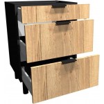 Επιδαπέδιο ντουλάπι Italia DS4/3-Φυσικό