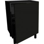 Επιδαπέδιο ντουλάπι νησίδας Italia DW45-Μαύρο