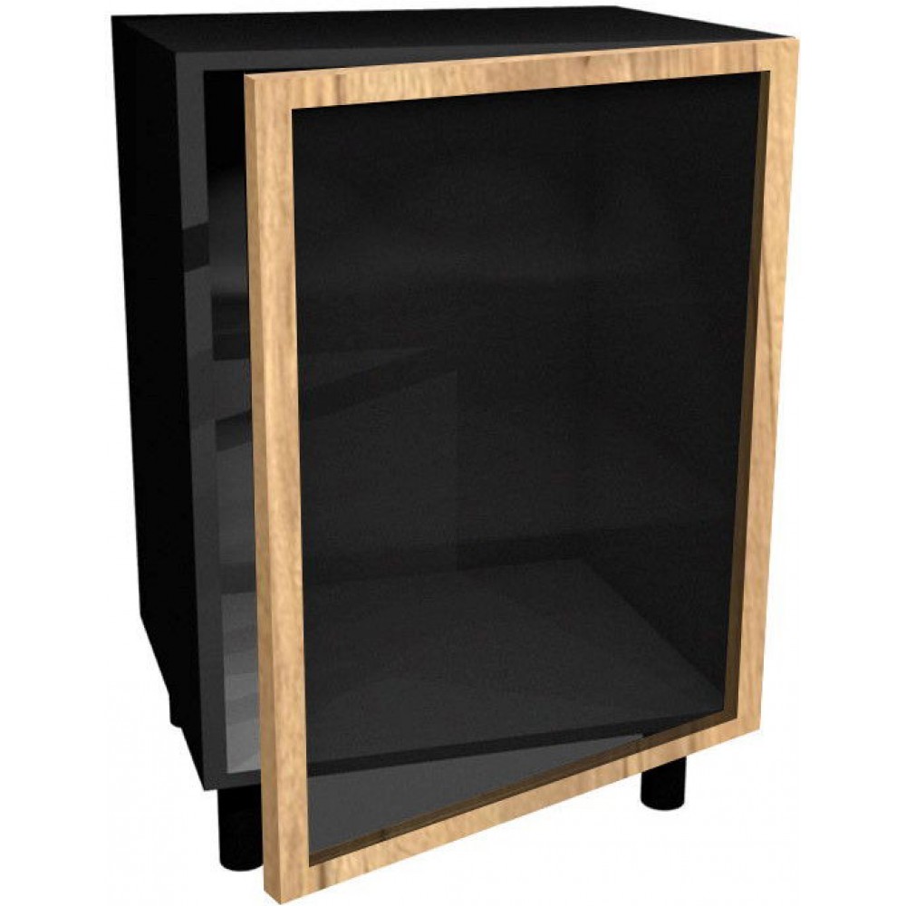 Επιδαπέδιο ντουλάπι βιτρίνα Italia DWW4-Φυσικό