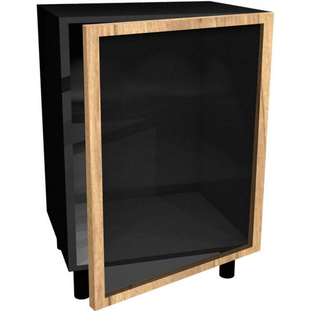 Επιδαπέδιο ντουλάπι βιτρίνα Italia DWW6-Φυσικό