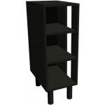 Επιδαπέδιο ντουλάπι ανοιχτό γωνιακό Italia DKZ32-Μαύρο