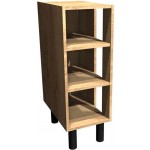 Επιδαπέδιο ντουλάπι ανοιχτό γωνιακό Italia DKZ32-Φυσικό