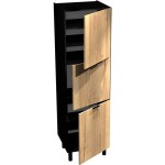 Επιδαπέδιο ντουλάπι ψηλό Italia SPD6/2357-Φυσικό