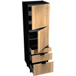 Επιδαπέδιο ντουλάπι ψηλό Italia SPD6/3/2357-Φυσικό