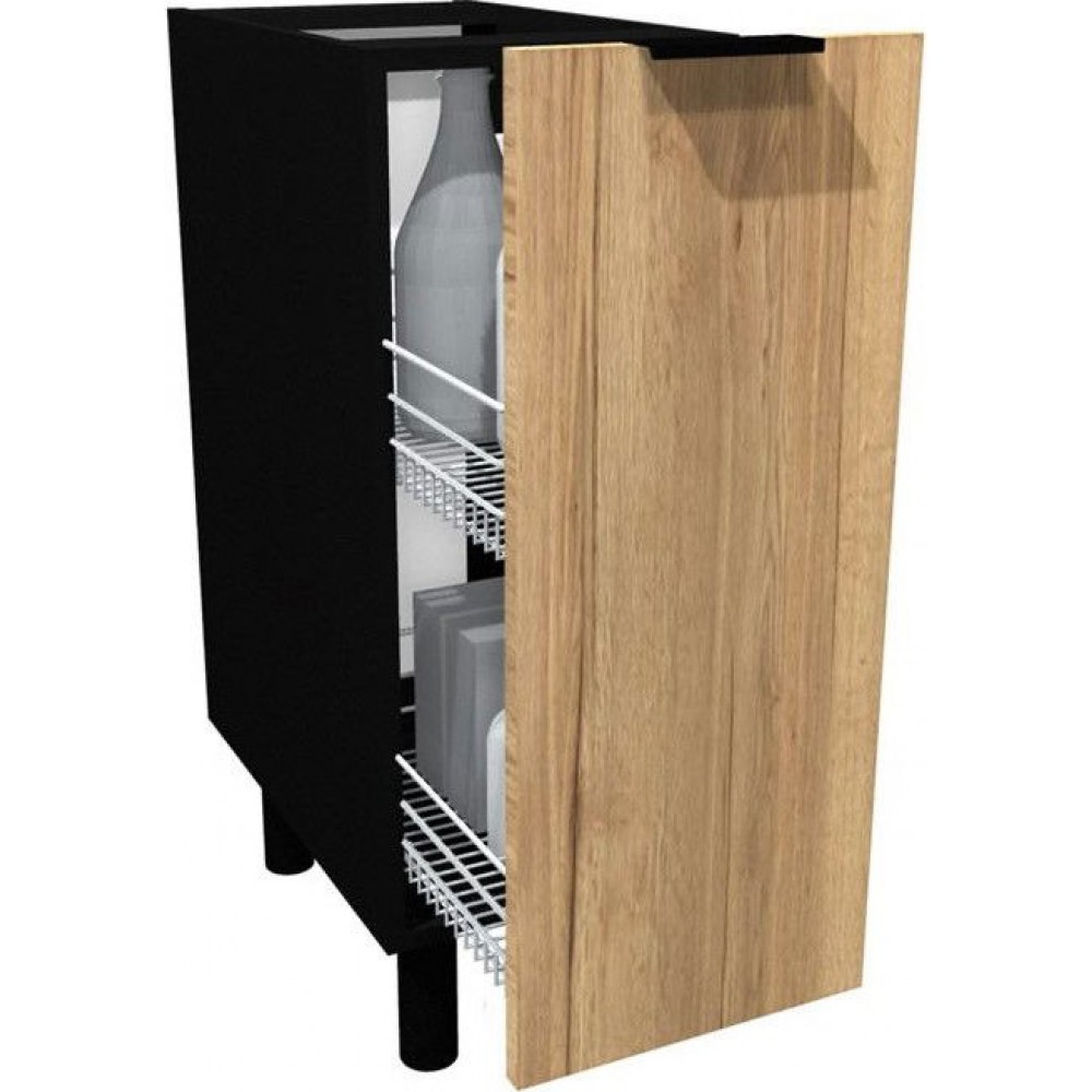 Επιδαπέδιο ντουλάπι Italia D15 Cargo-Φυσικό