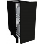 Επιδαπέδιο ντουλάπι Italia D20 Cargo-Μαύρο