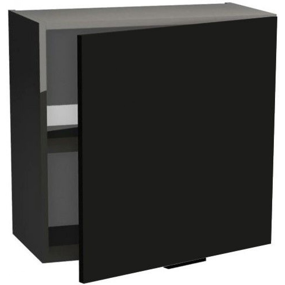 Κρεμαστό ντουλάπι Italia W5/58-Μαύρο