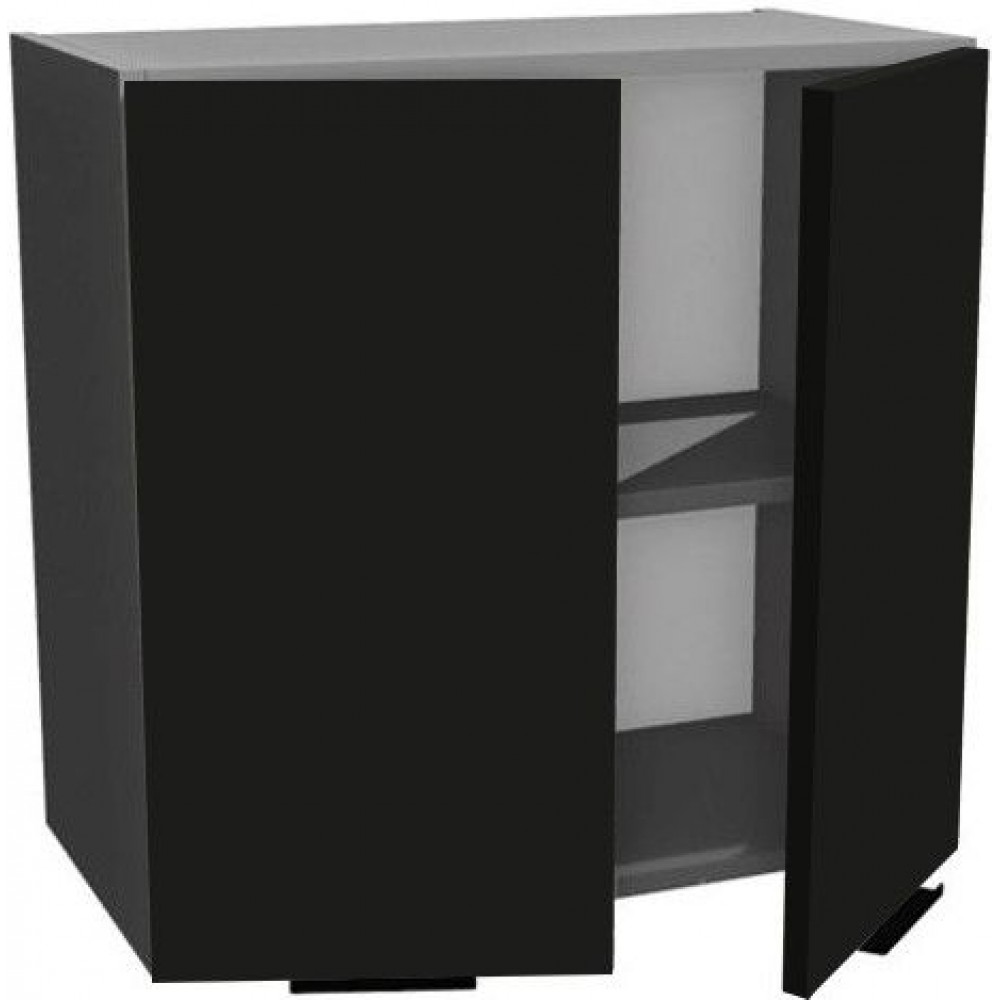 Κρεμαστό ντουλάπι Italia W9/58-Μαύρο