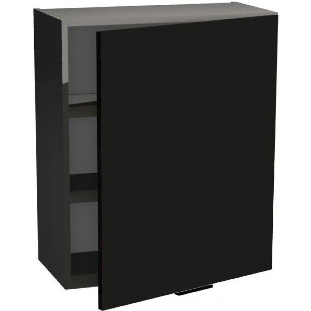 Κρεμαστό ντουλάπι Italia W45/72-Μαύρο