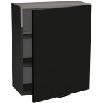 Κρεμαστό ντουλάπι Italia W45/72-Μαύρο